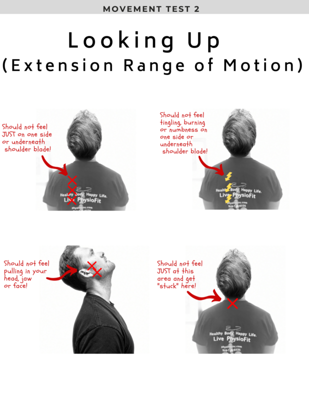 8 Easy Tests for Neck Pain - PhysioFit of NC